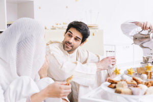 Healthy family lifestyle supported by clean purified drinking water